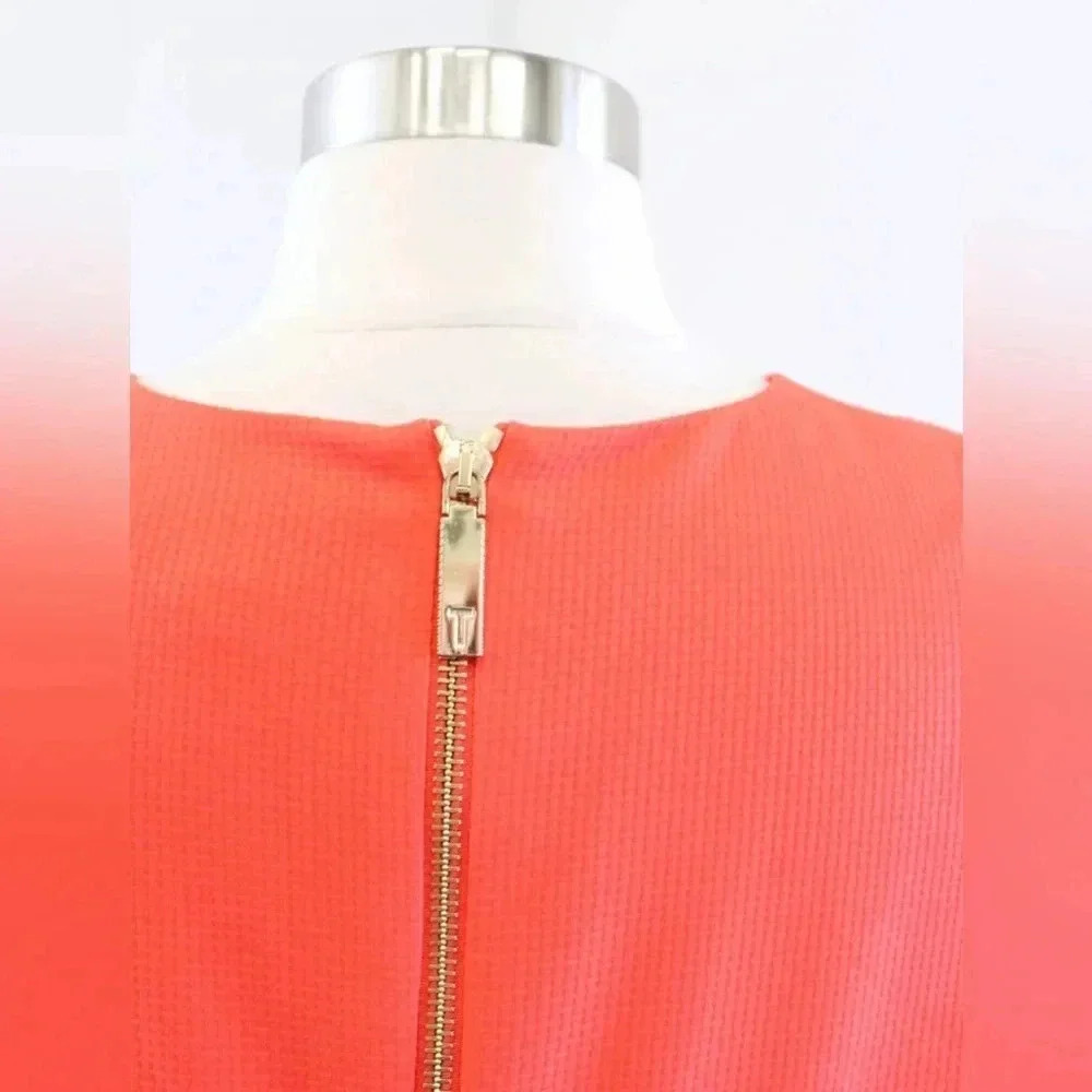 Ted Baker Leea Orange Colorful Floral Print Cold Shoulder Dress Size 4,  012 - Picture 10 of 10